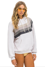 Load image into Gallery viewer, AVIATOR NATION WAVE STRIPE 4 UNISEX PULLOVER HOODIE RELAXED DOVE GREY/CHARCOAL
