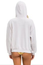 Load image into Gallery viewer, AVIATOR NATION WAVE STRIPE 4 UNISEX PULLOVER HOODIE RELAXED DOVE GREY/CHARCOAL