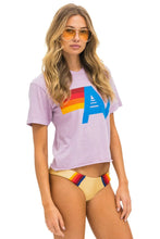 Load image into Gallery viewer, AVIATOR NATION WOMEN'S LOGO BOYFRIEND TEE - MAUVE