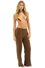 Load image into Gallery viewer, AVIATOR NATION WIDE LEG POCKET SWEATPANTS - CHOCOLATE