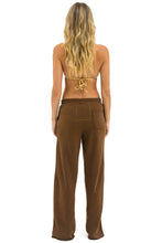 Load image into Gallery viewer, AVIATOR NATION WIDE LEG POCKET SWEATPANTS - CHOCOLATE
