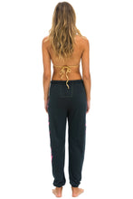 Load image into Gallery viewer, AVIATOR NATION BOLT 4 WOMENS SWEATPANTS - CHARCOAL-NEON PINK