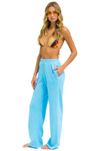 Load image into Gallery viewer, AVIATOR NATION WIDE LEG POCKET SWEATPANTS - SKY