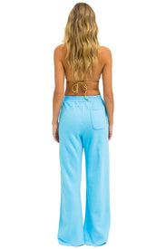 AVIATOR NATION WIDE LEG POCKET SWEATPANTS - SKY