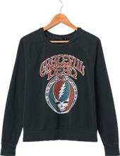 Load image into Gallery viewer, JUNK FOOD CLOTHING WOMEN&#39;S GRATEFUL DEAD SKULL VINTAGE RAGLAN PULLOVER