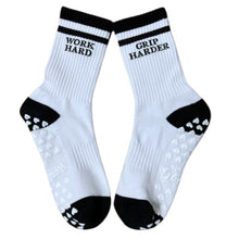 Load image into Gallery viewer, SINGER22 Exclusive Healing Heels Work Hard Grip Harder Socks
