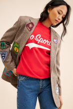 Load image into Gallery viewer, Riley Vintage All Patched Up Tweed Blazer ships in 2 weeks