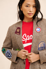 Load image into Gallery viewer, Riley Vintage All Patched Up Tweed Blazer ships in 2 weeks