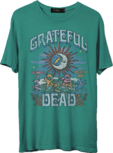 Load image into Gallery viewer, JUNKFOOD CLOTHING UNISEX GRATEFUL DEAD LOS ANGELES  VINTAGE TEE IN COLUMBIA GREEN