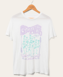 Junkfood Clothing WOMEN'S GRATEFUL DEAD LIVE VINTAGE TISSUE TEE