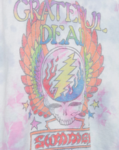 Load image into Gallery viewer, JUNKFOOD CLOTHING WOMEN&#39;S GRATEFUL DEAD WINGED SKULL FLEA MARKET CROP TEE