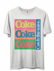 JUNK FOOD CLOTHING UNISEX Coke Catch The Wave Tee