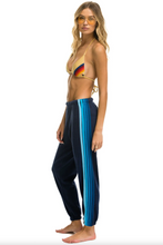 Load image into Gallery viewer, Aviator Nation 5 Stripe Sweatpants in NAVY/BLUE