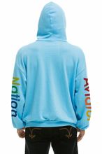 Load image into Gallery viewer, AVIATOR NATION UNISEX RELAXED PULLOVER HOODIE - SKY