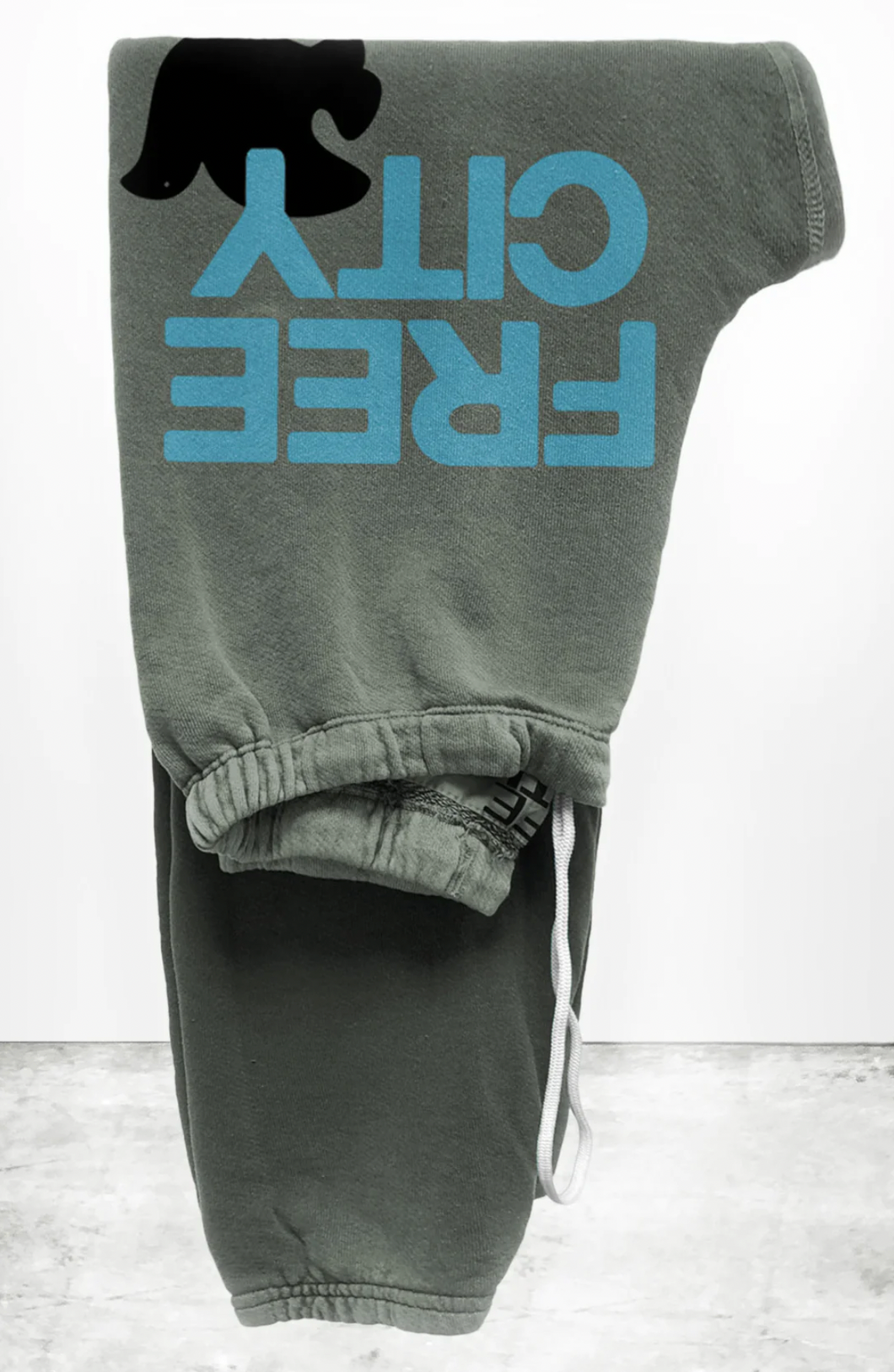 FREE CITY UNISEX LARGE SWEATPANT - GREEN DIRT