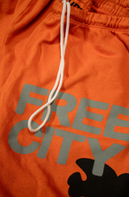 Load image into Gallery viewer, FREE CITY UNISEX LARGE SWEATPANT - ORANGE MACHINE