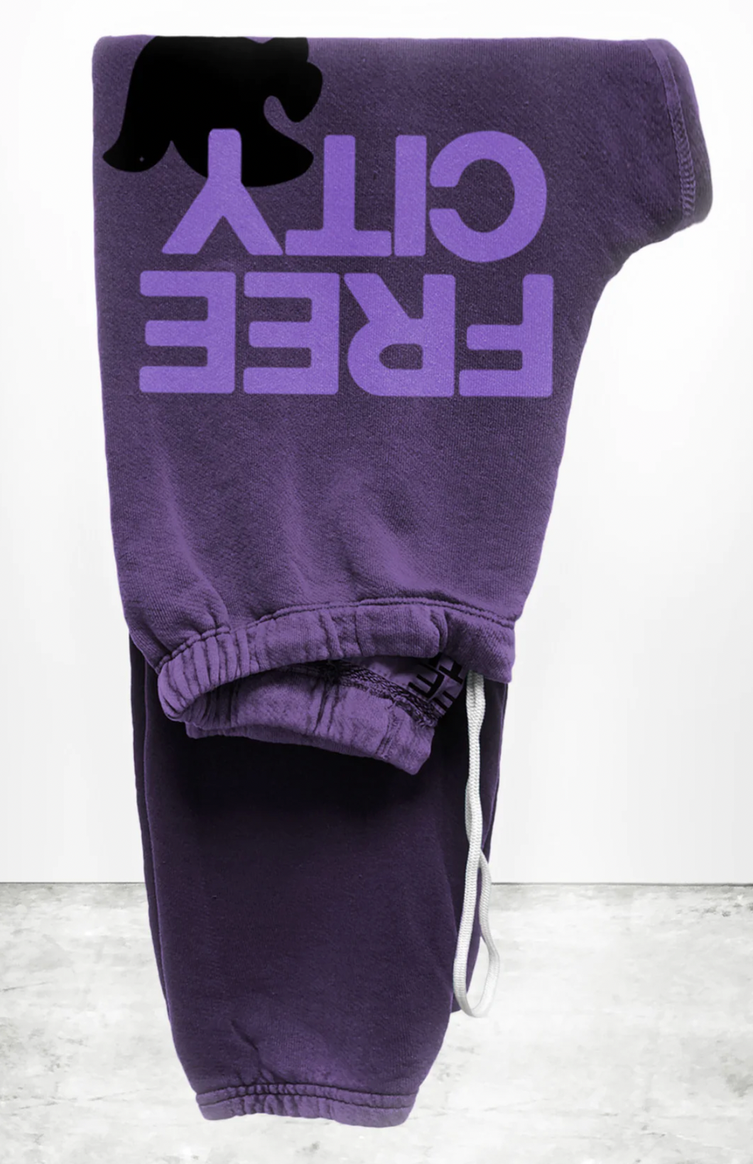 FREE CITY UNISEX LARGE SWEATPANT -PURPLE PLANT