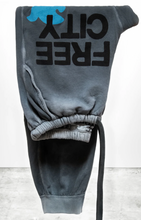 Load image into Gallery viewer, FREECITYLARGE SUNFADES pocket UNISEX sweatpant - WATERCAVES