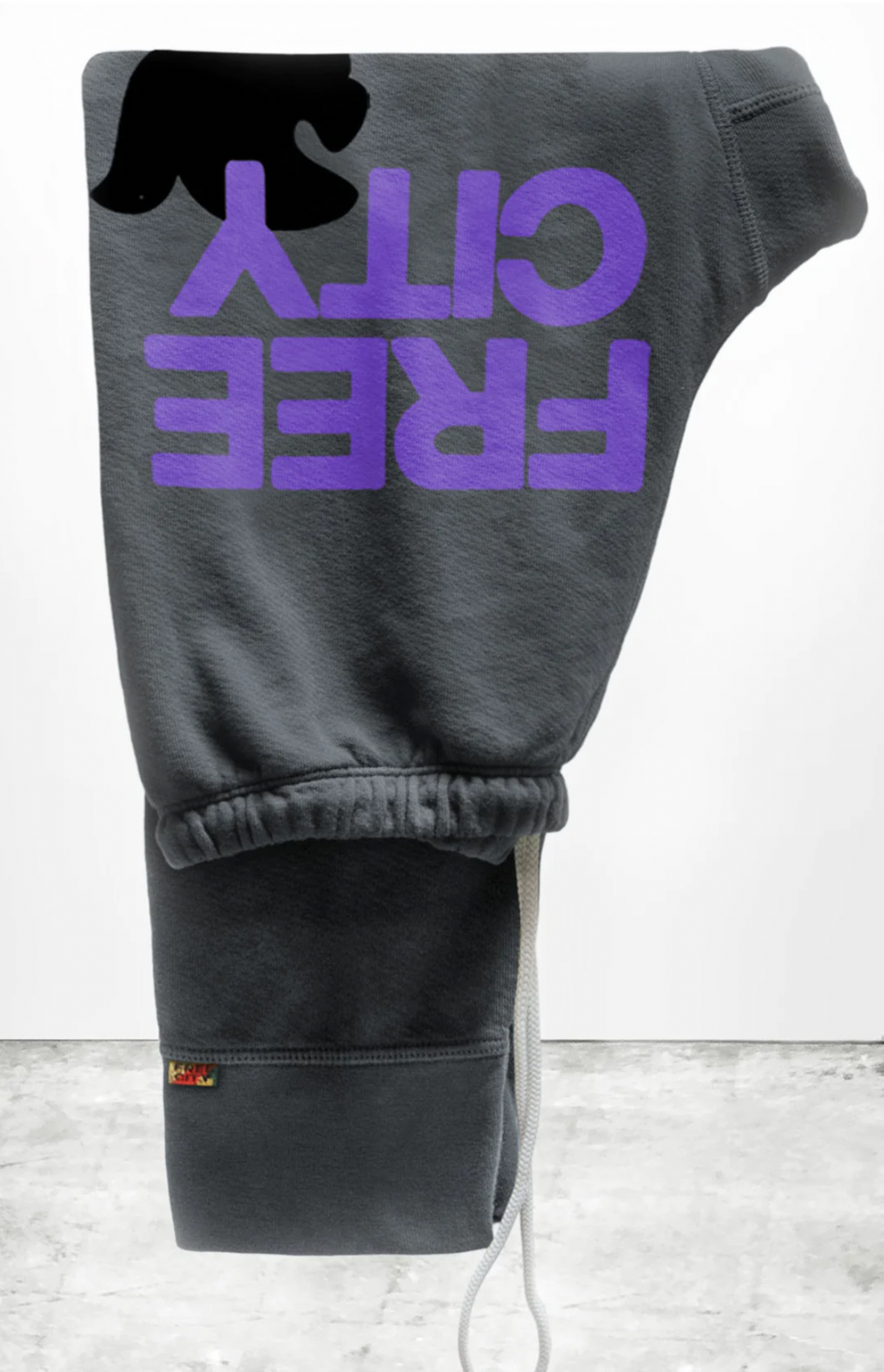 FREECITYLARGE 3/4 sweats - greyart