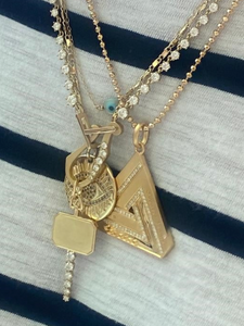Aaron Basha Large Abracadabra Triangle Series 2 Pendant only (preorder ships in 4 weeks)