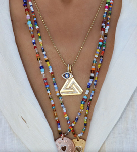 Aaron Basha Small Abracadabra Triangle Series 1 Pendant (preorder ships in 4 weeks)