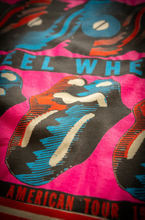 Load image into Gallery viewer, MADEWORN ROLLING STONES STEEL WHEELS &#39;89 UNISEX TEE IN MELLOW YELLOW