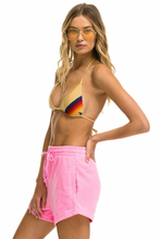 Load image into Gallery viewer, AVIATOR NATION LOGO EMBROIDERY LIGHT WEIGHT LOUNGER SHORT - NEON PINK
