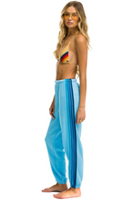 Load image into Gallery viewer, Aviator Nation 5 Stripe Sweatpants in SKY/BLUE