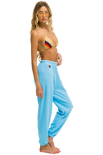Load image into Gallery viewer, Aviator Nation 5 Stripe Sweatpants in SKY/BLUE