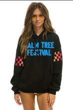 Load image into Gallery viewer, Aviator Nation PALM TREE FESTIVAL ASPEN 2023 PULLOVER HOODIE RELAXED - BLACK