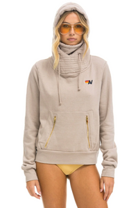 Aviator Nation NINJA PULLOVER UNISEX HOODIE - SAND