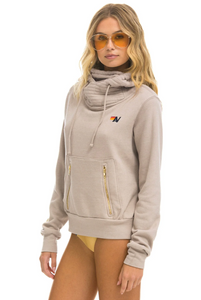 Aviator Nation NINJA PULLOVER UNISEX HOODIE - SAND