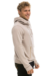 Aviator Nation NINJA PULLOVER UNISEX HOODIE - SAND