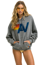 Load image into Gallery viewer, AVIATOR NATION UNISEX LOGO PULLOVER RELAXED HOODIE - HEATHER GREY