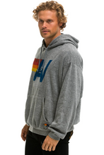 Load image into Gallery viewer, AVIATOR NATION UNISEX LOGO PULLOVER RELAXED HOODIE - HEATHER GREY