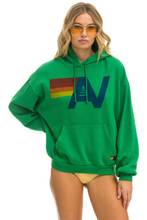 Load image into Gallery viewer, AVIATOR NATION UNISEX LOGO PULLOVER RELAXED HOODIE - KELLY GREEN