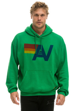 Load image into Gallery viewer, AVIATOR NATION UNISEX LOGO PULLOVER RELAXED HOODIE - KELLY GREEN