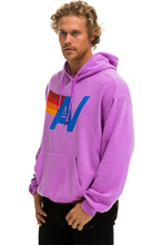 Load image into Gallery viewer, AVIATOR NATION UNISEX LOGO PULLOVER RELAXED HOODIE - NEON PURPLE
