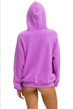 Load image into Gallery viewer, AVIATOR NATION UNISEX LOGO PULLOVER RELAXED HOODIE - NEON PURPLE