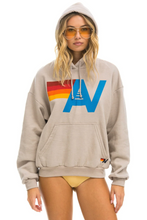 Load image into Gallery viewer, AVIATOR NATION UNISEX LOGO PULLOVER RELAXED HOODIE - SAND