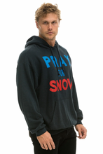 Load image into Gallery viewer, AVIATOR NATION PRAY FOR SNOW RELAXED PULLOVER HOODIE - CHARCOAL