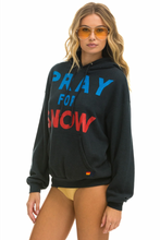 Load image into Gallery viewer, AVIATOR NATION PRAY FOR SNOW RELAXED PULLOVER HOODIE - CHARCOAL