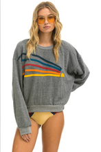 Load image into Gallery viewer, AVIATOR NATION DAYDREAM UNISEX RELAXED CREW SWEATSHIRT - HEATHER