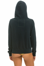 Load image into Gallery viewer, AVIATOR NATION MOUNTAIN STITCH CHEVRON ZIP HOODIE - CHARCOAL // BLUE // PURPLE UNISEX