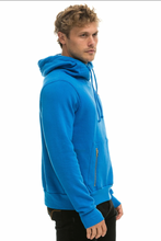 Load image into Gallery viewer, Aviator Nation NINJA PULLOVER UNISEX HOODIE - OCEAN