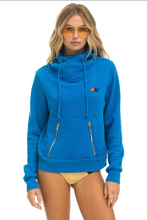 Load image into Gallery viewer, Aviator Nation NINJA PULLOVER UNISEX HOODIE - OCEAN