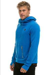 Aviator Nation NINJA PULLOVER UNISEX HOODIE - OCEAN