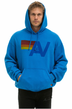 Load image into Gallery viewer, AVIATOR NATION UNISEX LOGO PULLOVER RELAXED HOODIE - OCEAN
