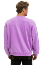 Load image into Gallery viewer, AVIATOR NATION DAYDREAM UNISEX RELAXED CREW SWEATSHIRT - NEON PURPLE