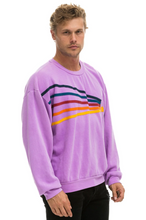 Load image into Gallery viewer, AVIATOR NATION DAYDREAM UNISEX RELAXED CREW SWEATSHIRT - NEON PURPLE